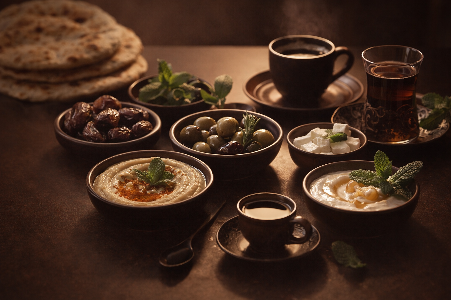 Orientalisches Frühstück bei Café Masa